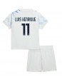Inter Milan Luis Henrique #11 Replika Borta Kläder Barn 2025-26 Kortärmad (+ byxor)